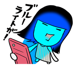 Girlfriend like a ghost "daily life" sticker #12693352