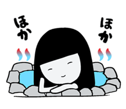 Girlfriend like a ghost "daily life" sticker #12693356