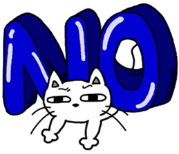 arrogant cat 2-Summer daily conversation sticker #12693631