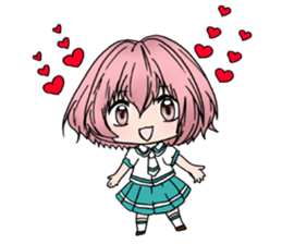 High school students daily life sticker #12694953