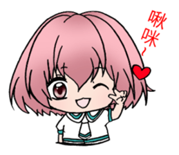 High school students daily life sticker #12694960