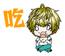 High school students daily life sticker #12694964