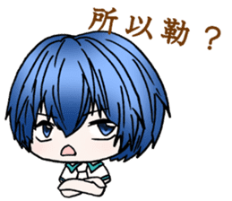 High school students daily life sticker #12694975