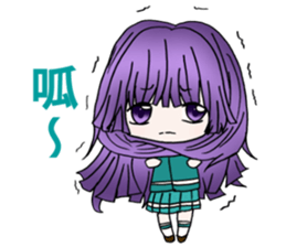 High school students daily life sticker #12694985