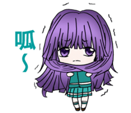 High school students daily life sticker #12694985
