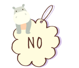 Animal full message sticker #12695004