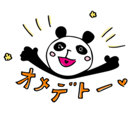 HAKATA PANDA sticker #12695435