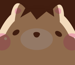 Pochi child Mottyosan of the hedgehog sticker #12695657
