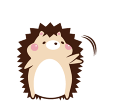 Pochi child Mottyosan of the hedgehog sticker #12695658