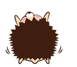 Pochi child Mottyosan of the hedgehog sticker #12695661