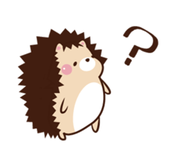 Pochi child Mottyosan of the hedgehog sticker #12695664