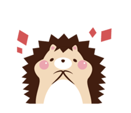 Pochi child Mottyosan of the hedgehog sticker #12695665
