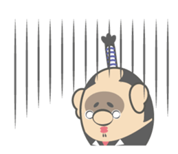 Pochi child Mottyosan of the hedgehog sticker #12695687