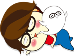 Loving my life-2 sticker #12696241