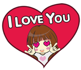 Uma & inu : in love sticker #12697018