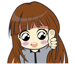 Uma & inu : in love sticker #12697023