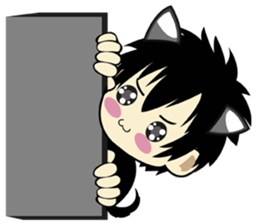 Uma & inu : in love sticker #12697028