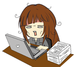 Uma & inu : in love sticker #12697029