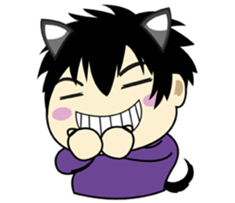 Uma & inu : in love sticker #12697034