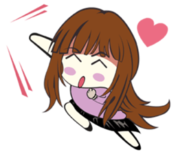 Uma & inu : in love sticker #12697036