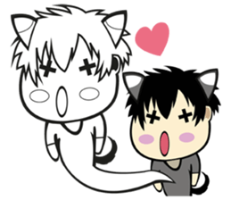 Uma & inu : in love sticker #12697038