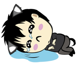 Uma & inu : in love sticker #12697040