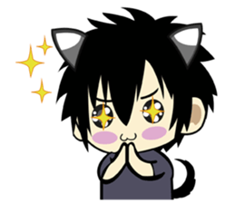 Uma & inu : in love sticker #12697043