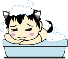 Uma & inu : in love sticker #12697046