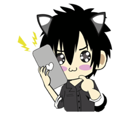 Uma & inu : in love sticker #12697048