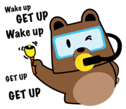 Scuba Bear sticker #12697239