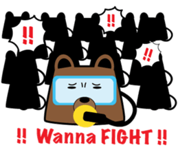 Scuba Bear sticker #12697248