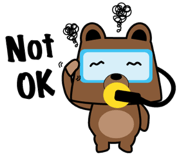 Scuba Bear sticker #12697256