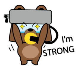 Scuba Bear sticker #12697259