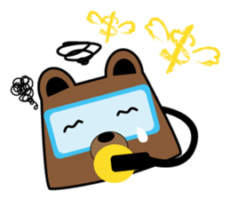 Scuba Bear sticker #12697261