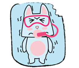 Scuba Bear sticker #12697271