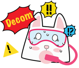 Scuba Bear sticker #12697272