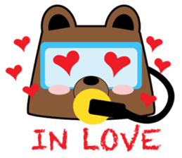 Scuba Bear sticker #12697273