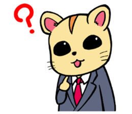 The hamster which is amember of society sticker #12697373