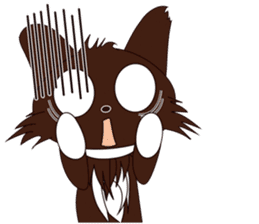 Japanese Cat KAKAO sticker #12697679