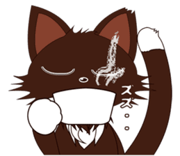 Japanese Cat KAKAO sticker #12697690