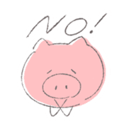Stamp of pig sticker #12698384