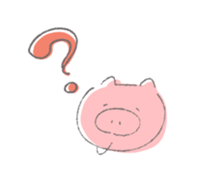 Stamp of pig sticker #12698419