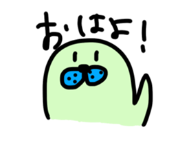 azarashi's sticker sticker #12698541