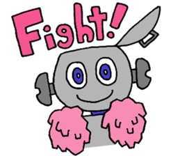 Stickers of a robot sticker #12698586