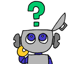 Stickers of a robot sticker #12698593