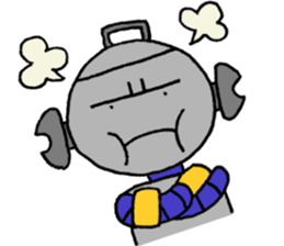 Stickers of a robot sticker #12698597