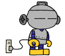 Stickers of a robot sticker #12698600