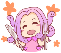 Medousa chan sticker #12698660