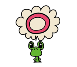 navel boy Sometimes Frog sticker #12699490