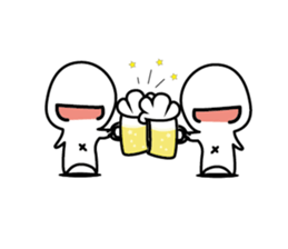 navel boy Sometimes Frog sticker #12699492